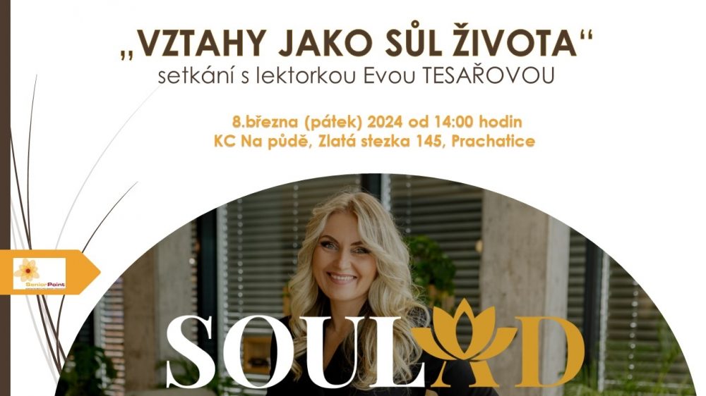 Plakát akce Vztahy jako sůl života