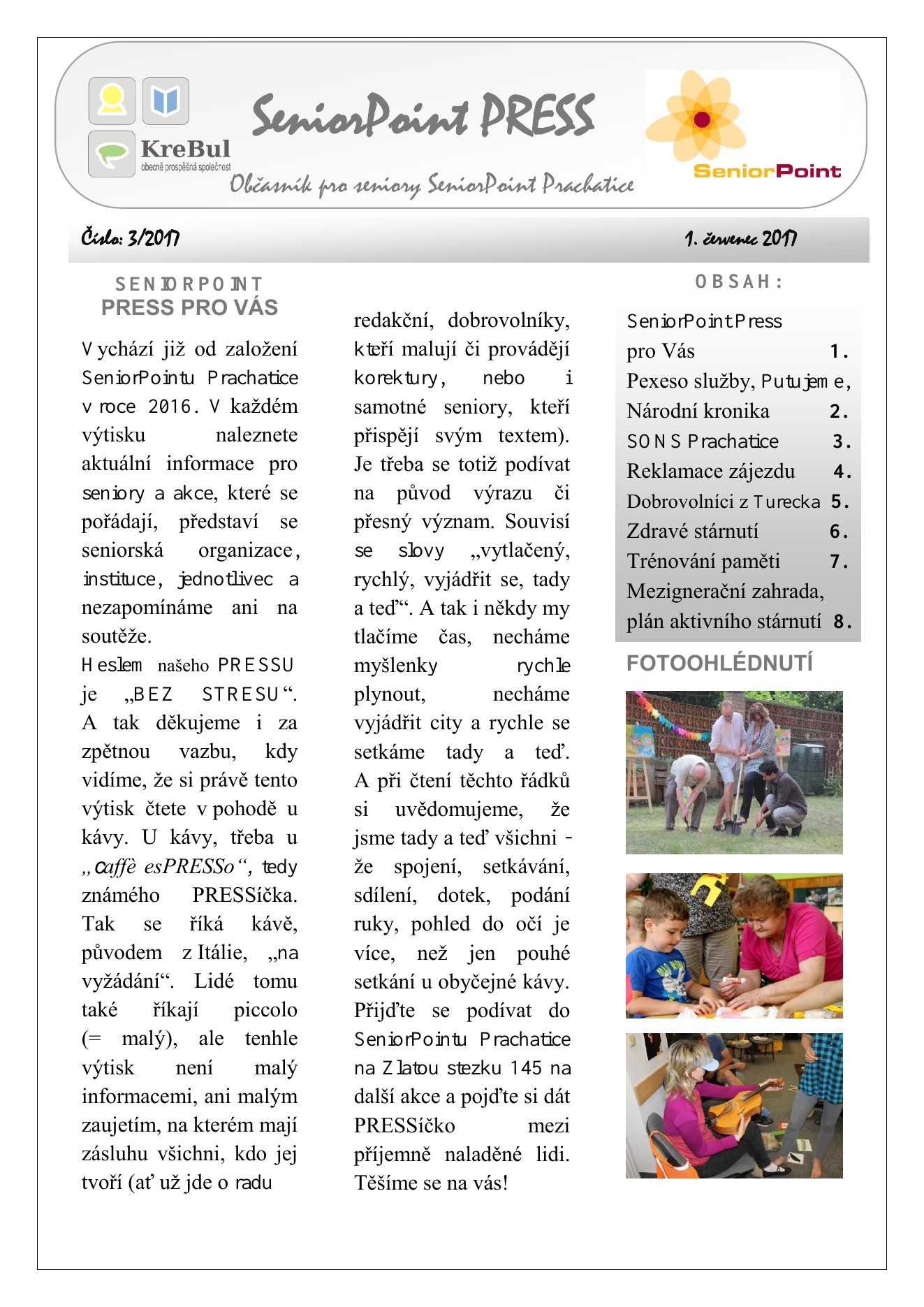 Obálka SeniorPoint PRESS 3/2017