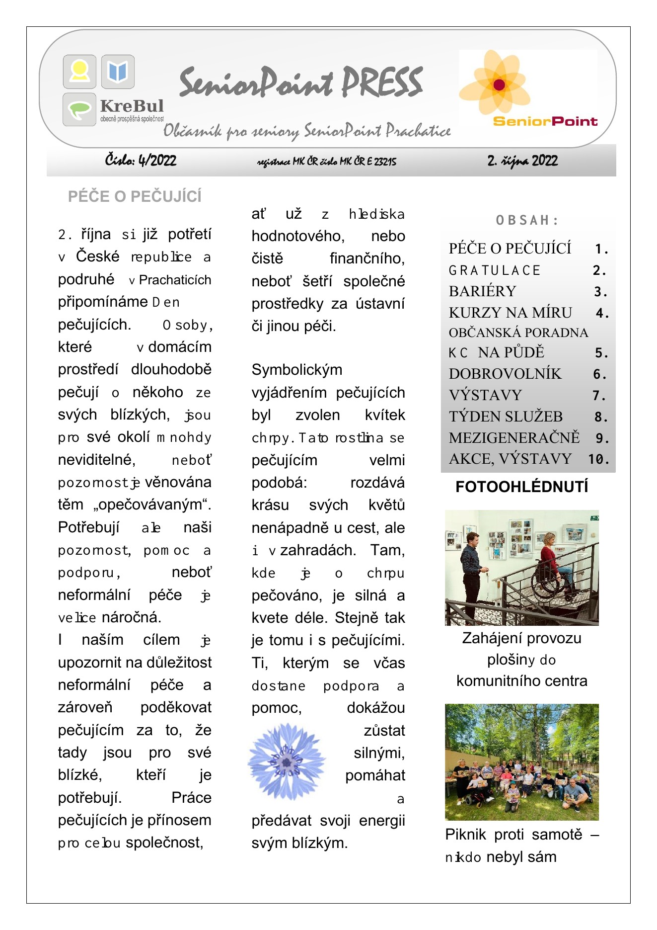 Obálka SeniorPoint PRESS 4/2022