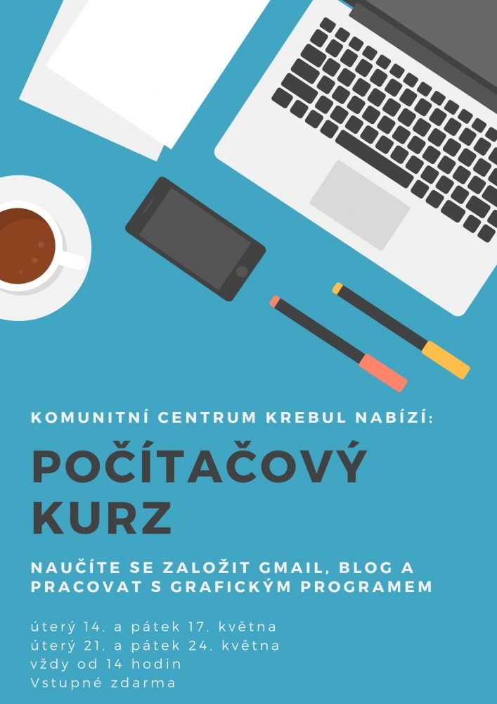Plakát akce PC kurz