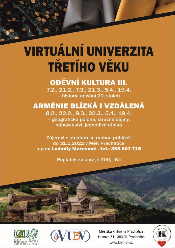 Plakát akce V-U3V: Arménie
