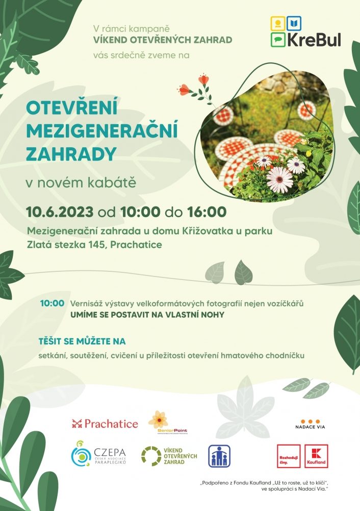 Plakát akce ZAHRADY: Víkend otevřených zahrad