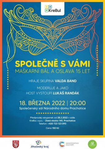 Maškarní bál i oslava 15 let KreBulu