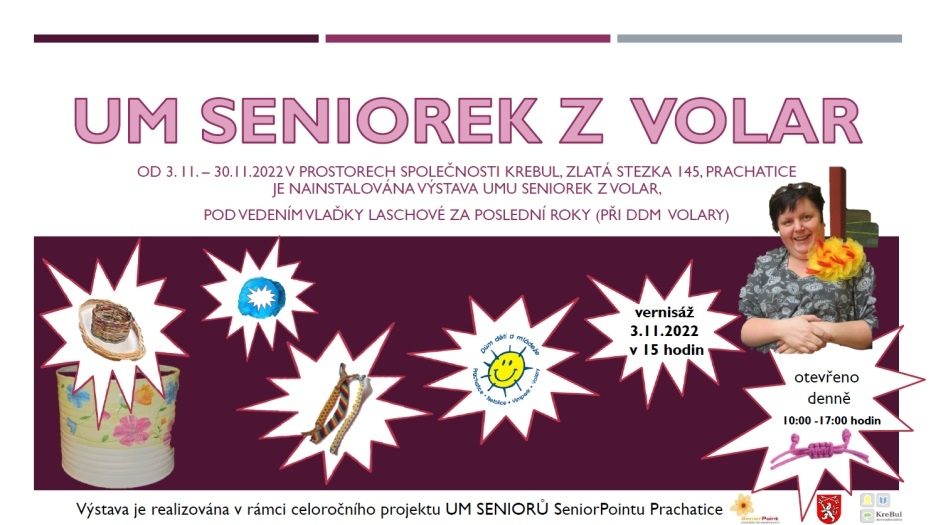 Plakát akce UM SENIORŮ: Z Volar