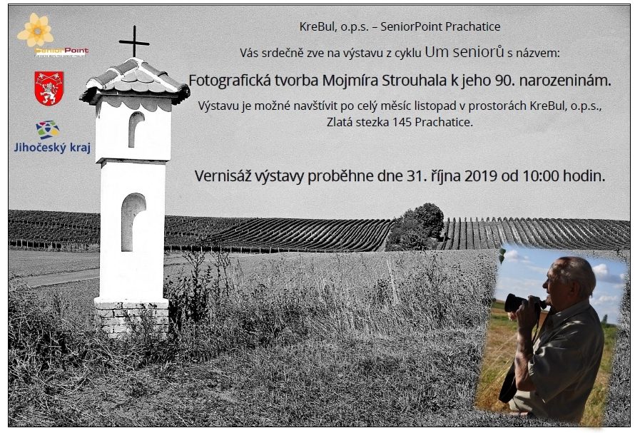 Plakát akce Um seniorů - výstava fotografií