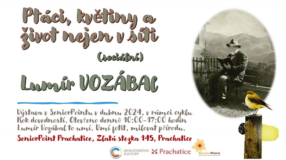 Plakát akce Rok dovedností: Lumír Vozábal