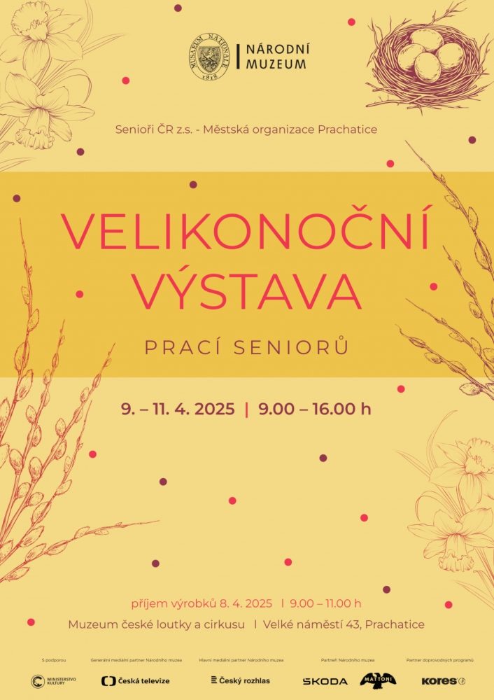Plakát akce Velikonoční výstava seniorů