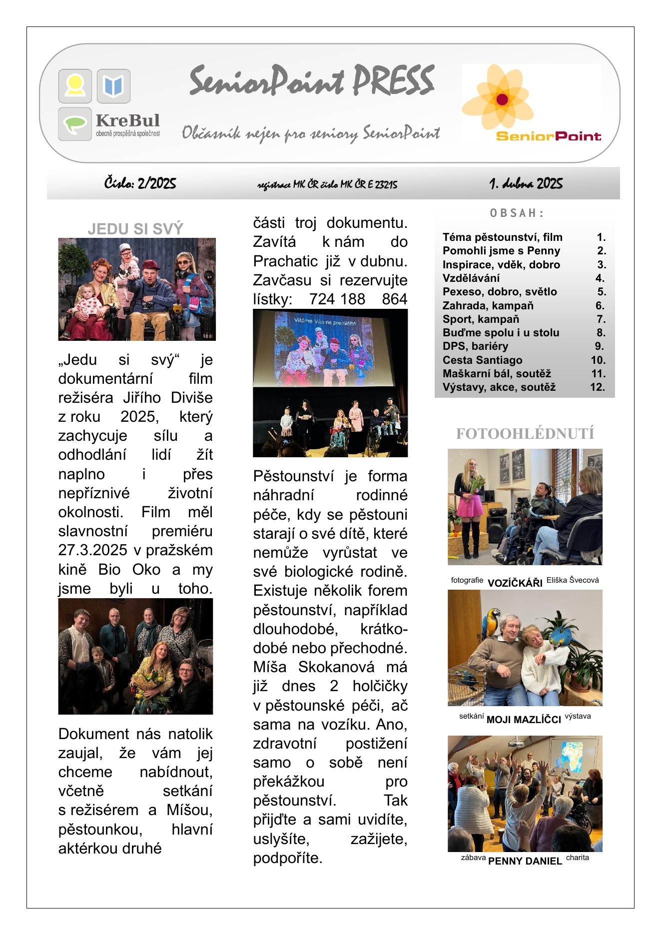 Obálka SeniorPoint PRESS 2/2025