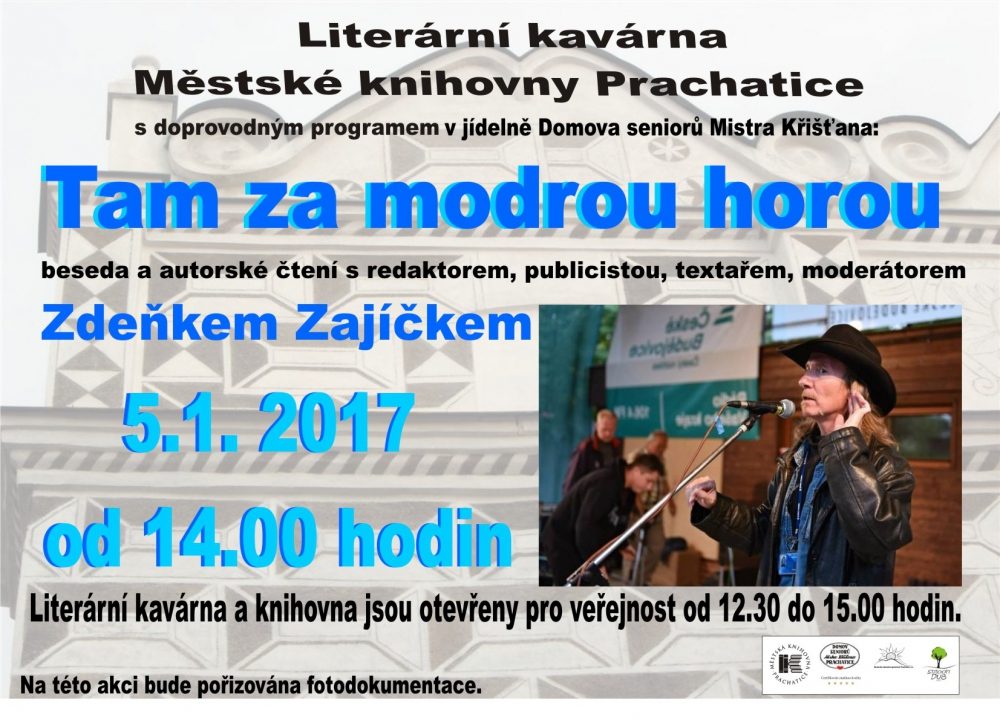 Plakát akce MK: Literární kavárna