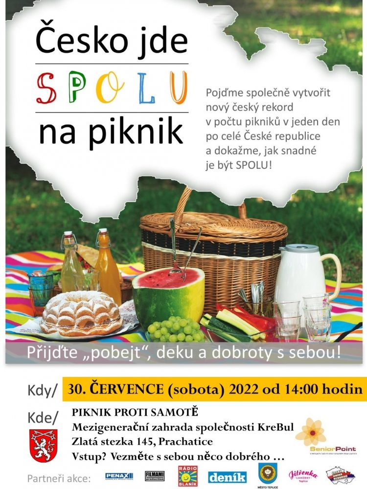 Plakát akce Piknik proti samotě