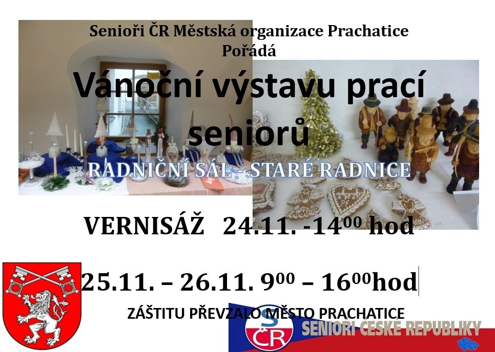 Plakát akce VÝSTAVA SENIORŮ: V Radničním sále