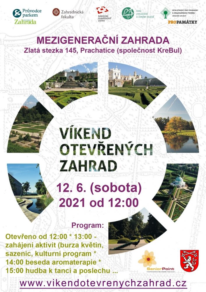 Plakát akce Víkend otevřených zahrad