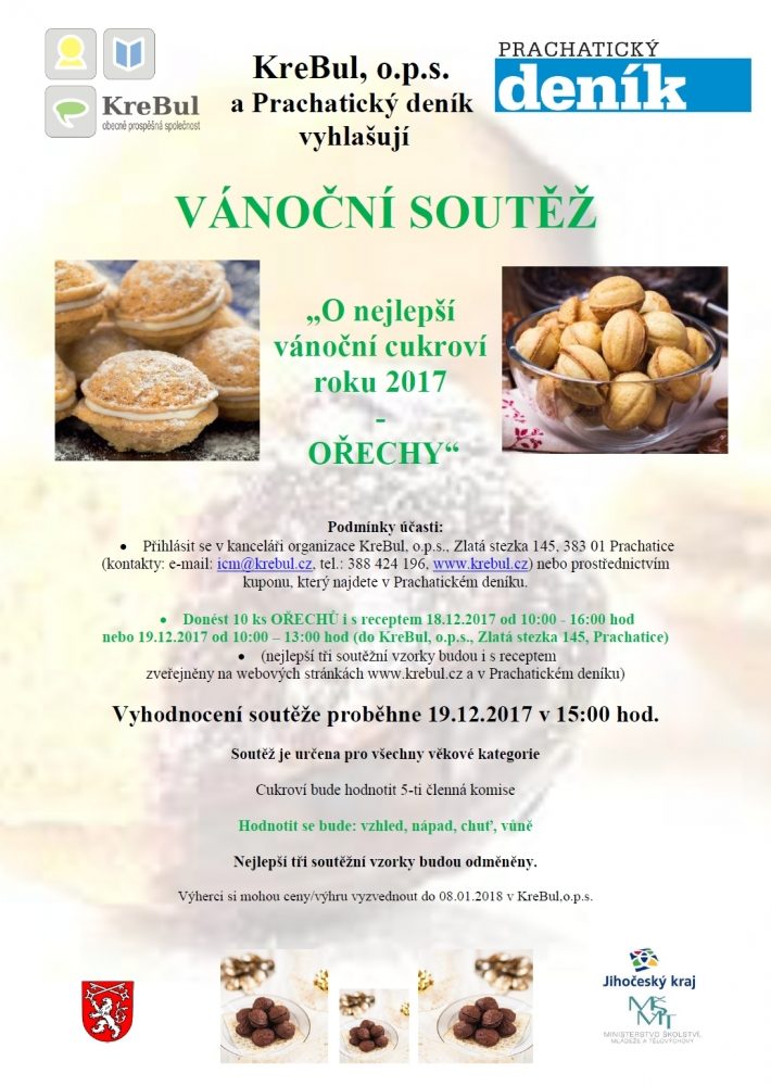 Plakát akce Nej vánoční cukroví - OŘECHY