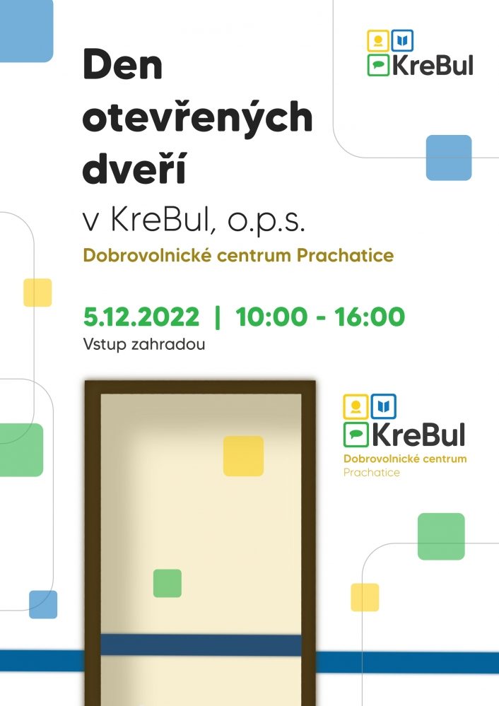 Plakát akce Den otevřených dveří