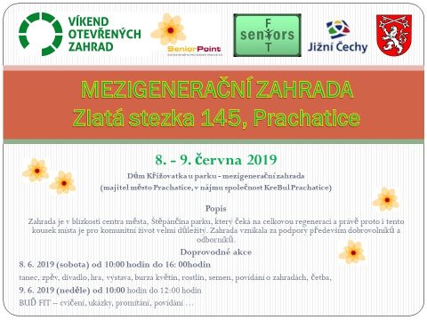 Víkend otevřených zahrad 8. – 9. června 2019 v KreBulu