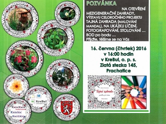 Plakát akce Tajemná zahrada se otevírá