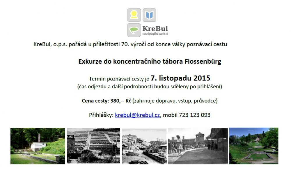 Plakát akce Poznávací cesta do tábora Flossenbürg
