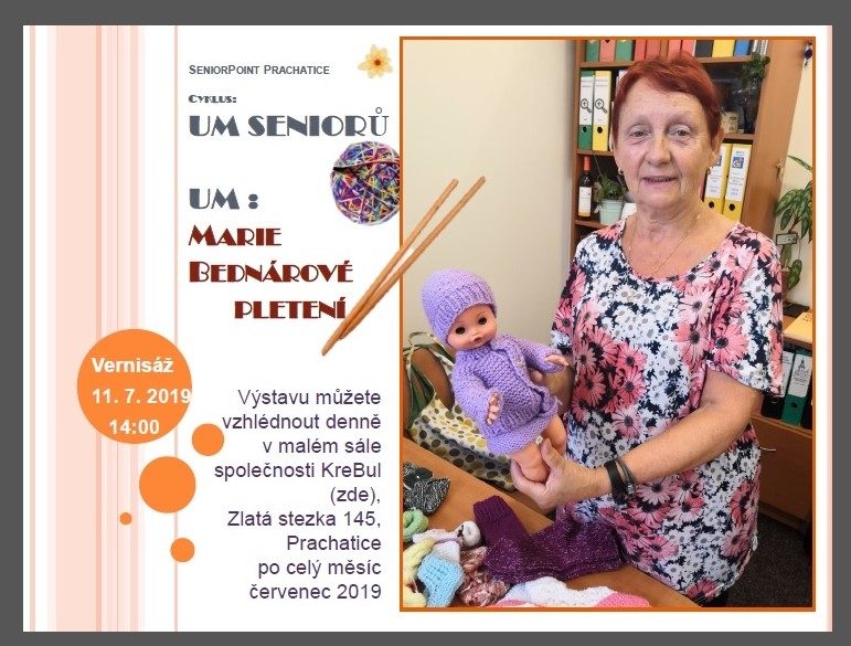 Plakát akce UM SENIORŮ: Výstava