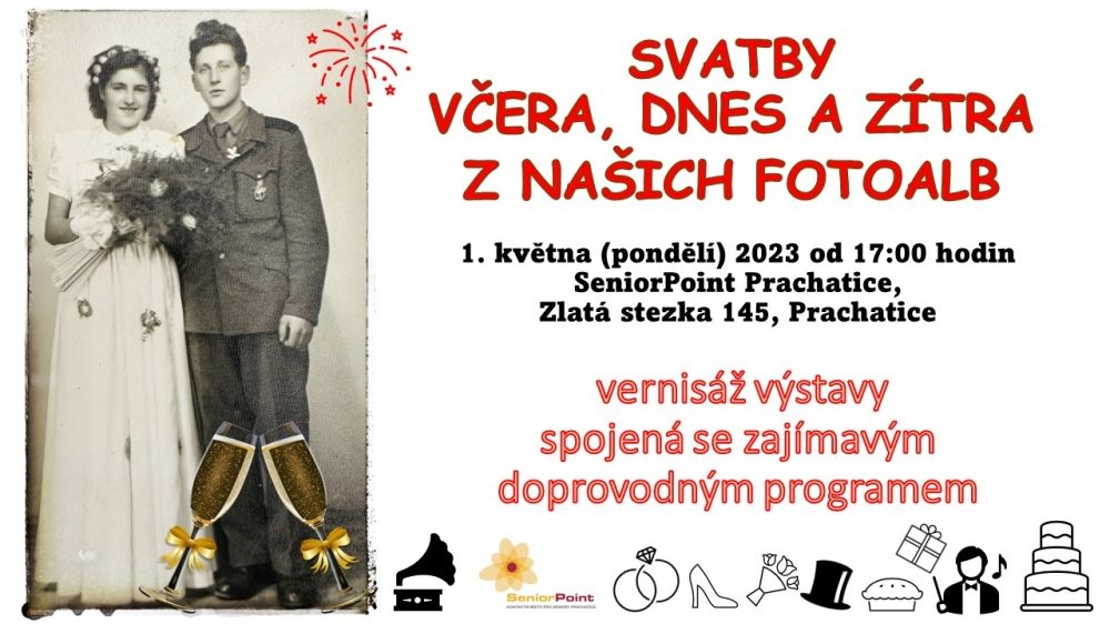 Plakát akce VERNISÁŽ: Svatby včera, dnes a zítra