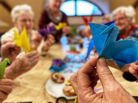 Japonsko a origami v Komunitním centru