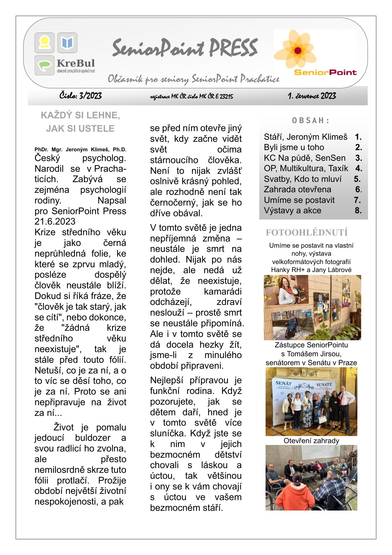 Obálka SeniorPoint PRESS 3/2023