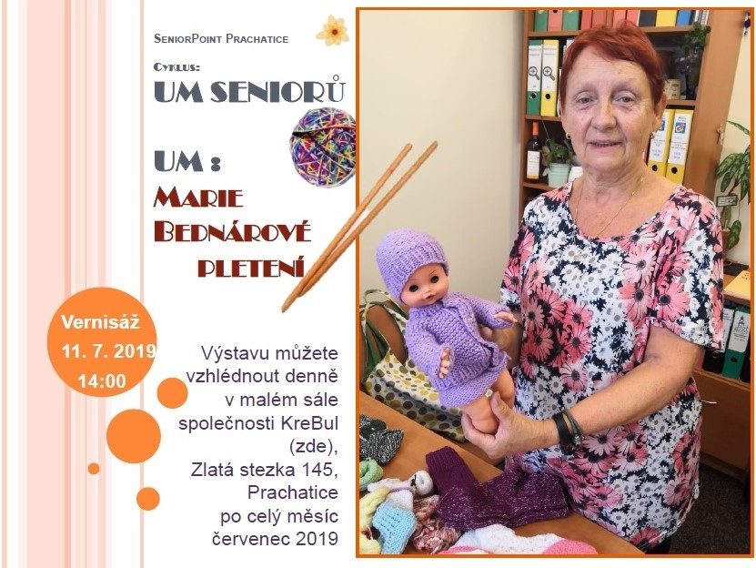 Plakát akce VERNISÁŽ: UM seniorů