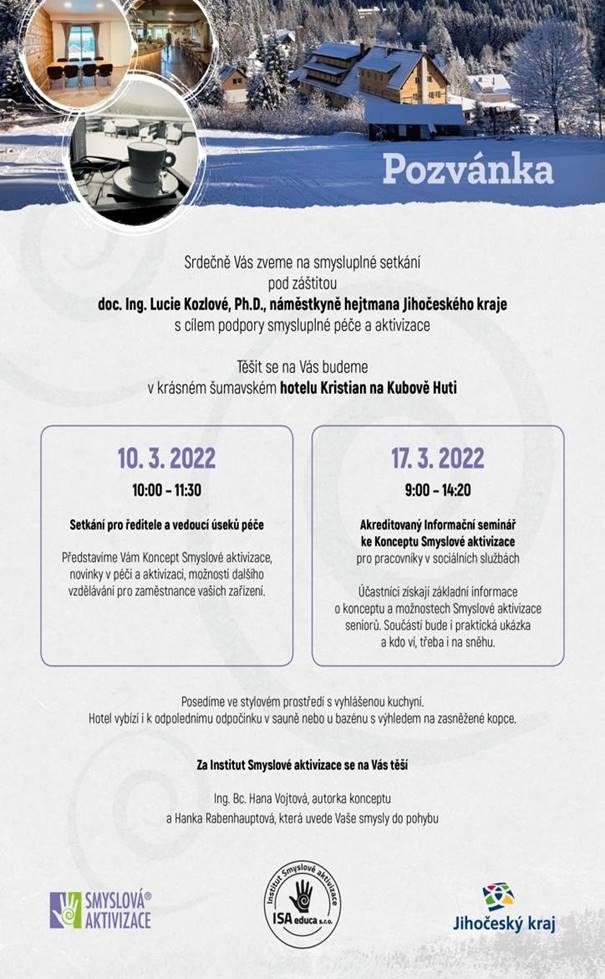 Plakát akce AKREDITOVANÝ KURZ: SmA