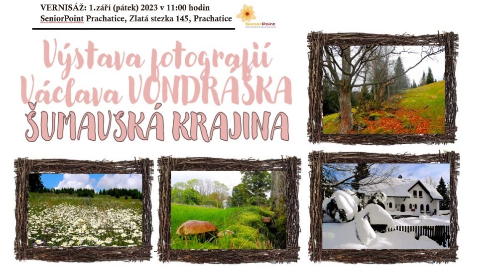 Plakát akce VERNISÁŽ: Šumavská krajina