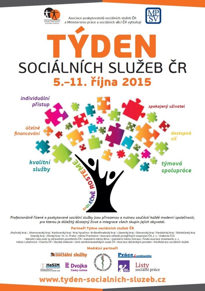 Plakát akce Týden sociálních služeb 2015