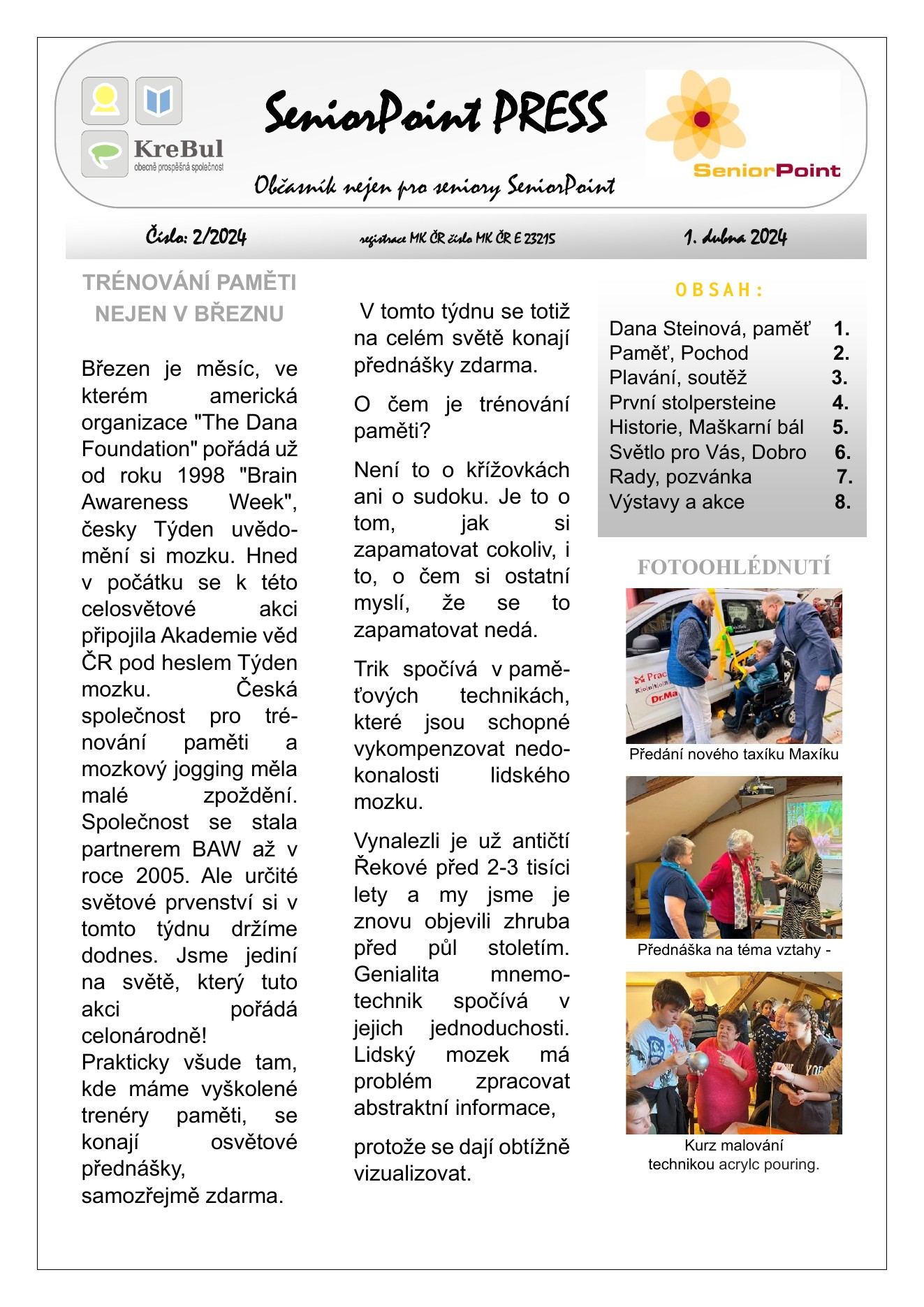 Obálka SeniorPoint PRESS 2/2024
