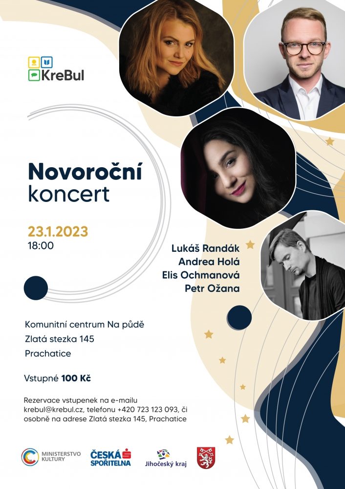 Plakát akce Novoroční koncert
