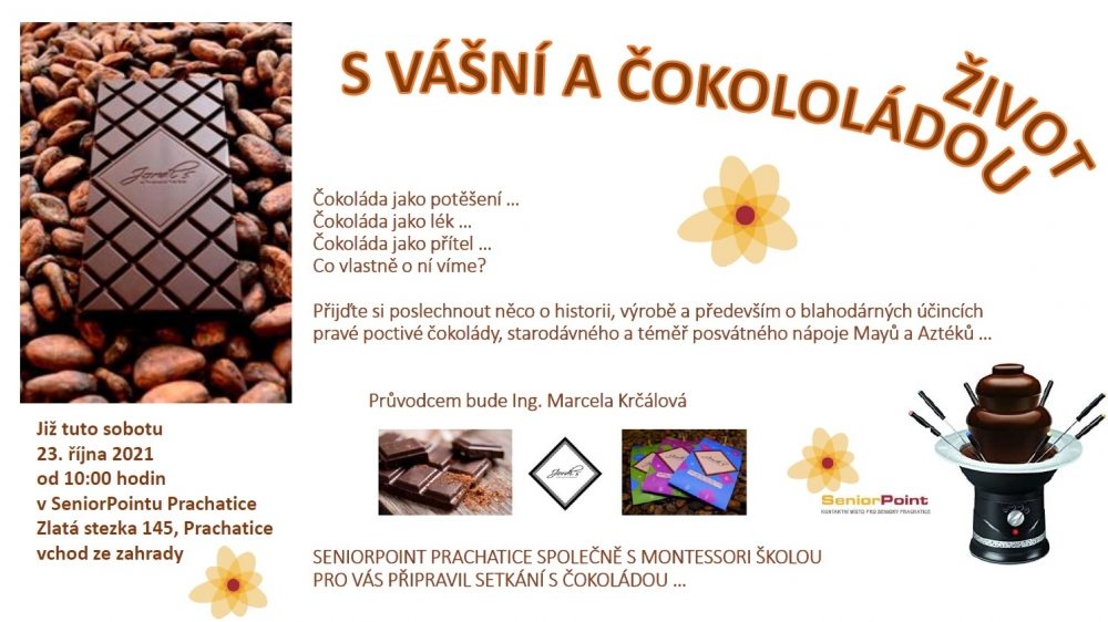 Plakát akce Setkání s čokoládou