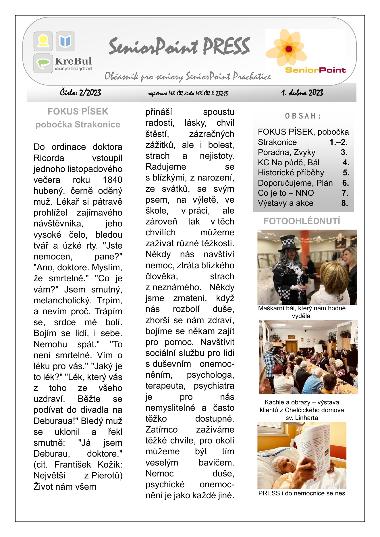 Obálka SeniorPoint PRESS 2/2023