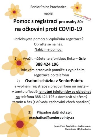 Pomoc s registrací na očkování