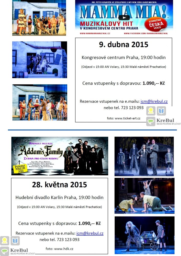 Plakát akce Muzikály lákají