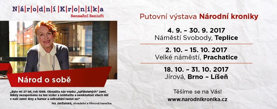 Plakát akce PUTOVNÍ VÝSTAVA: Národní kronika