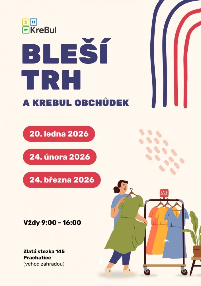 Plakát akce Bleší trhy