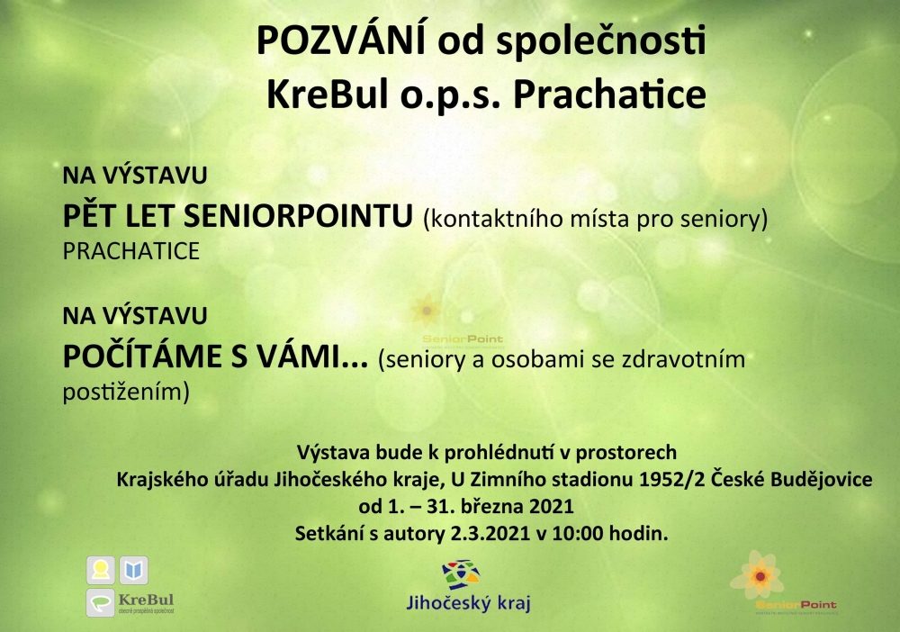 Plakát akce Výstava v prostorách Jihočeského kraje - ZMĚNA