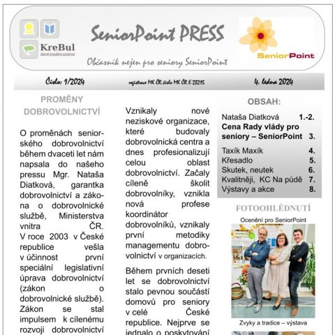 SeniorPoint PRESS, bulletin pro seniory