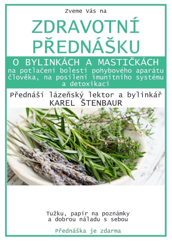 Plakát akce PŘEDNÁŠKA: Zdravotní
