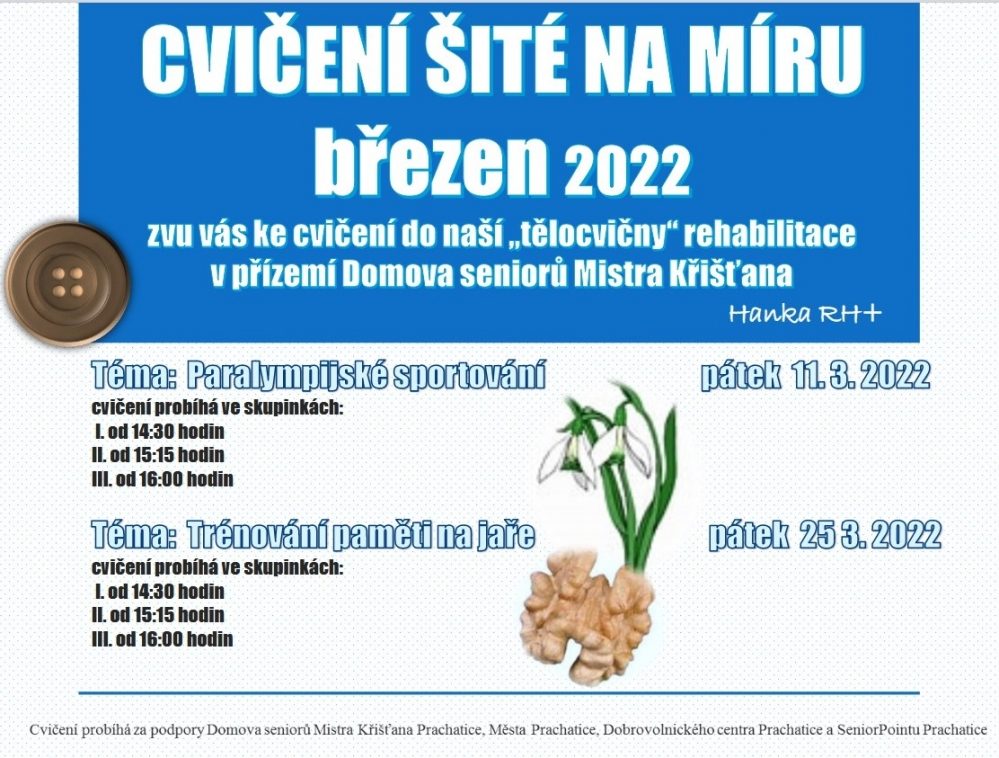 Plakát akce CVIČENÍ: Šité na míru III