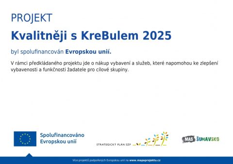 Kvalitněji s KreBulem 2025