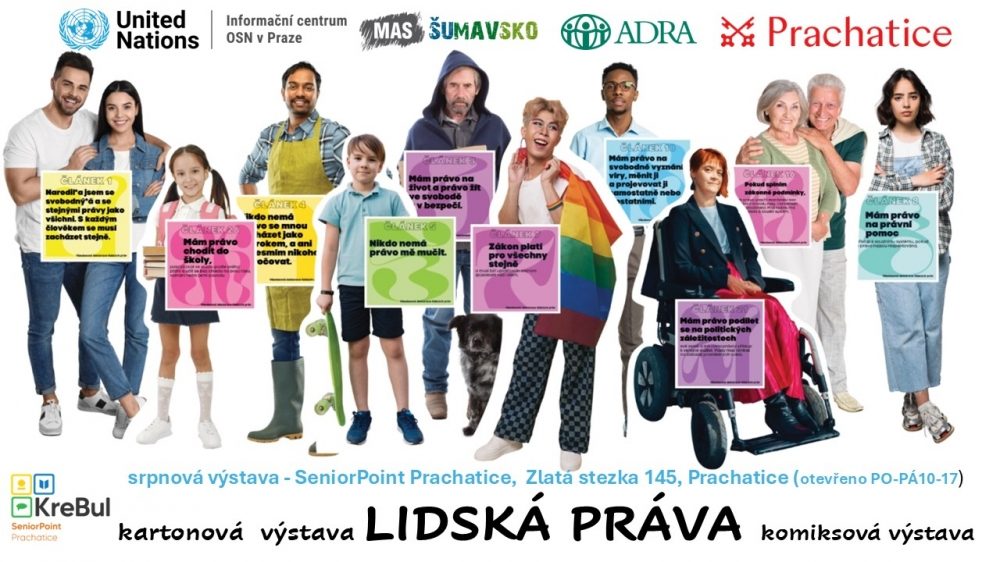 Plakát akce VÝSTAVA: Lidská práva