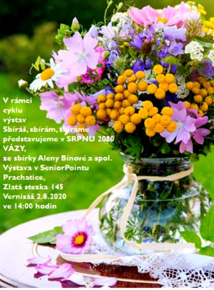 Plakát akce Sbíráš, sbírám, sbíráme - VÁZY