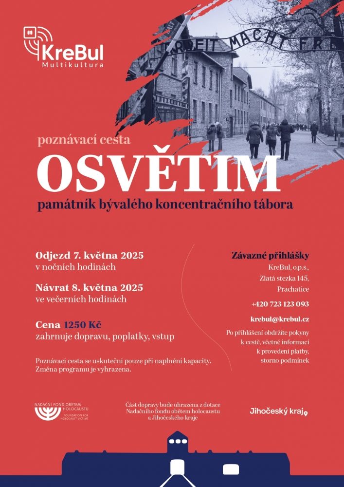 Plakát akce Poznávací cesta OSVĚTIM