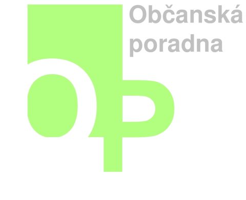 Občanská poradna AKTUÁLNĚ