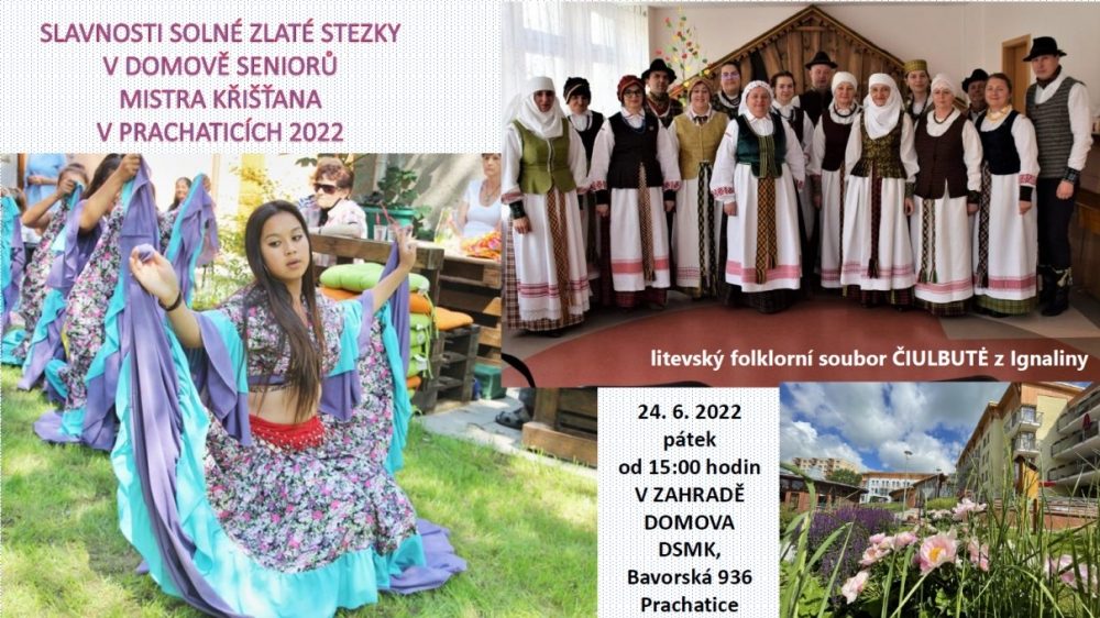 Plakát akce SETKÁNÍ: Slavnosti Zlaté solné stezky