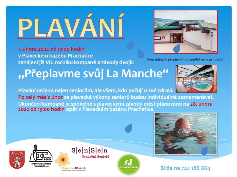 Plakát akce PLAVÁNÍ: Kampaň La Manche