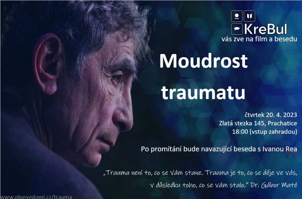 Plakát akce Moudrost traumatu