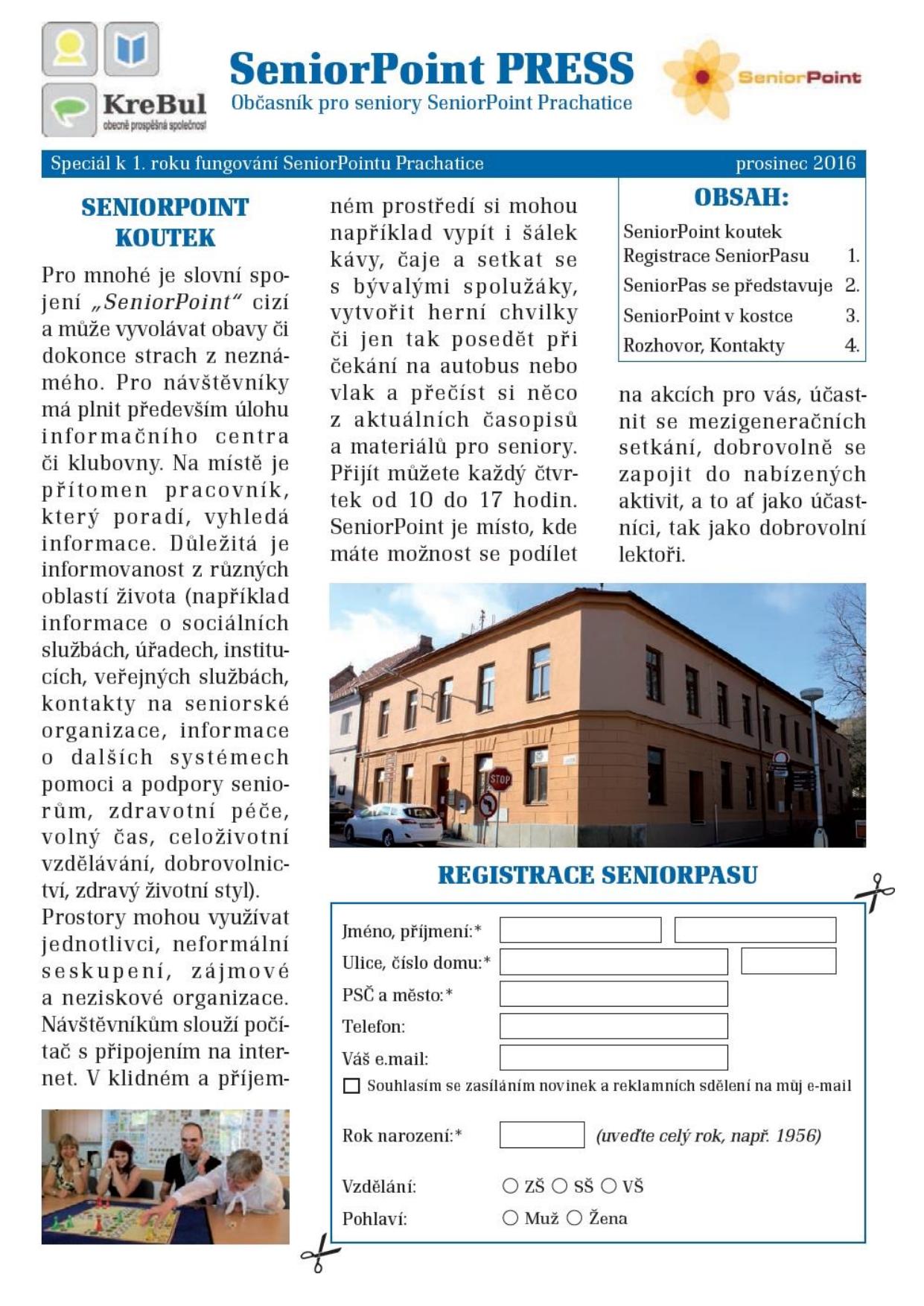 Obálka SeniorPoint PRESS speciál 2016